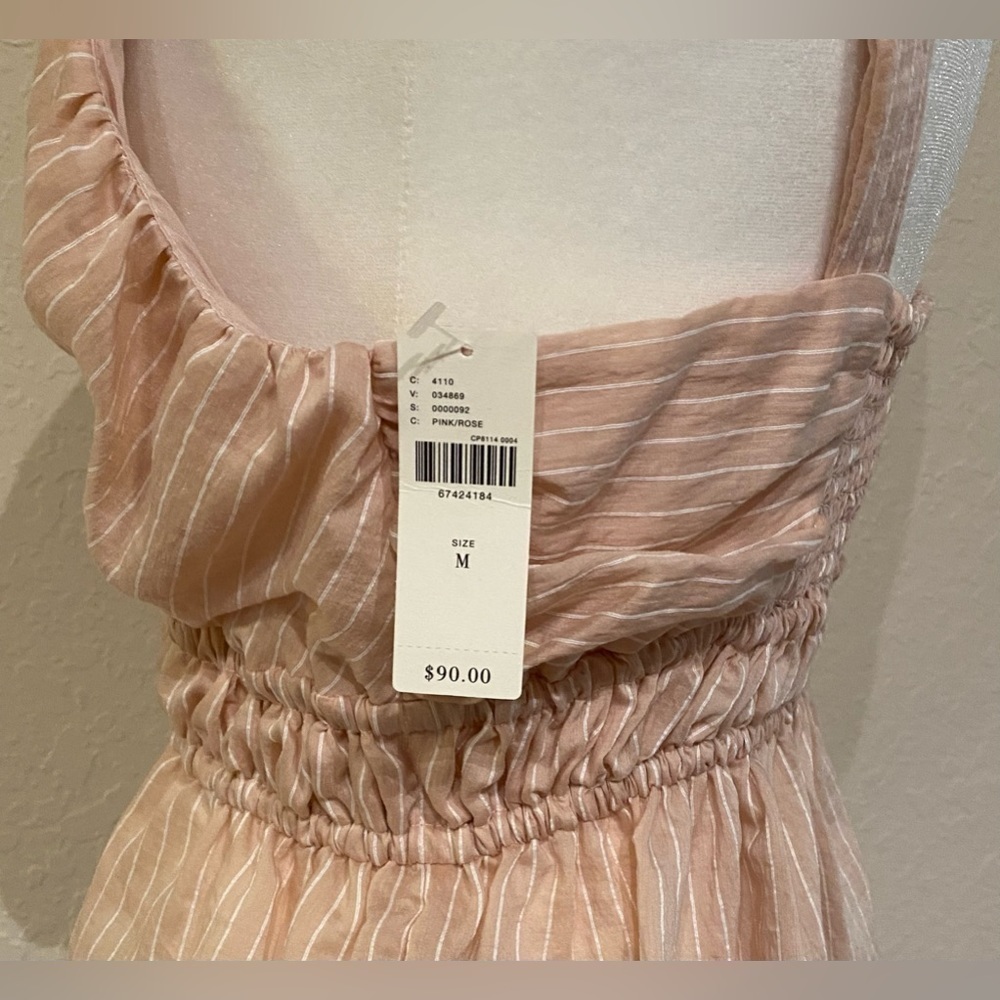 NWT Maeve Shirred Peplum Top Size M - Picture 7 of 9